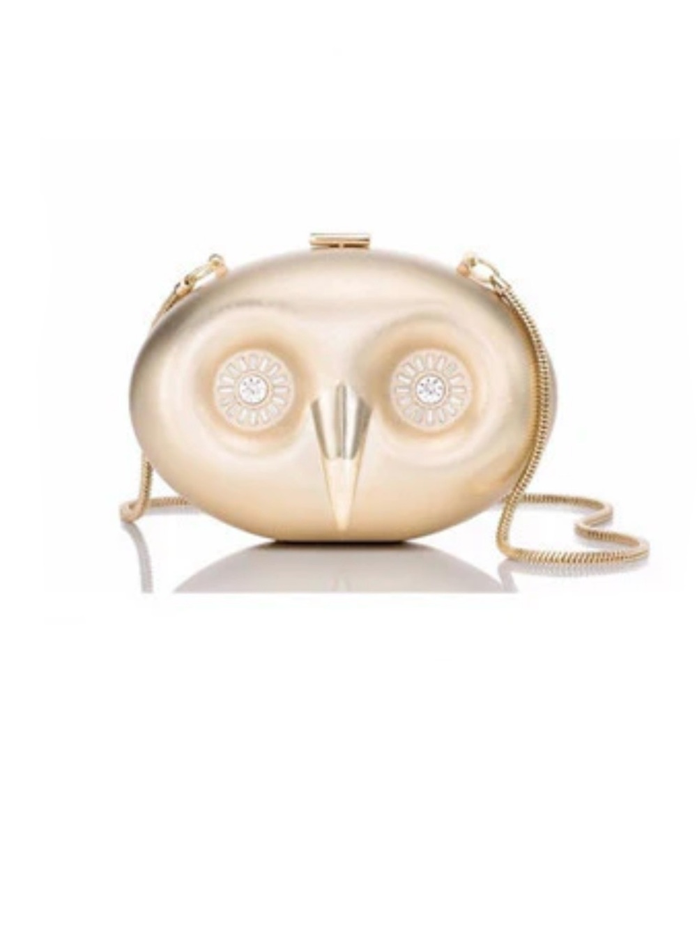 Kate Spade 'Blaze a Trail' Metal Owl Clutch